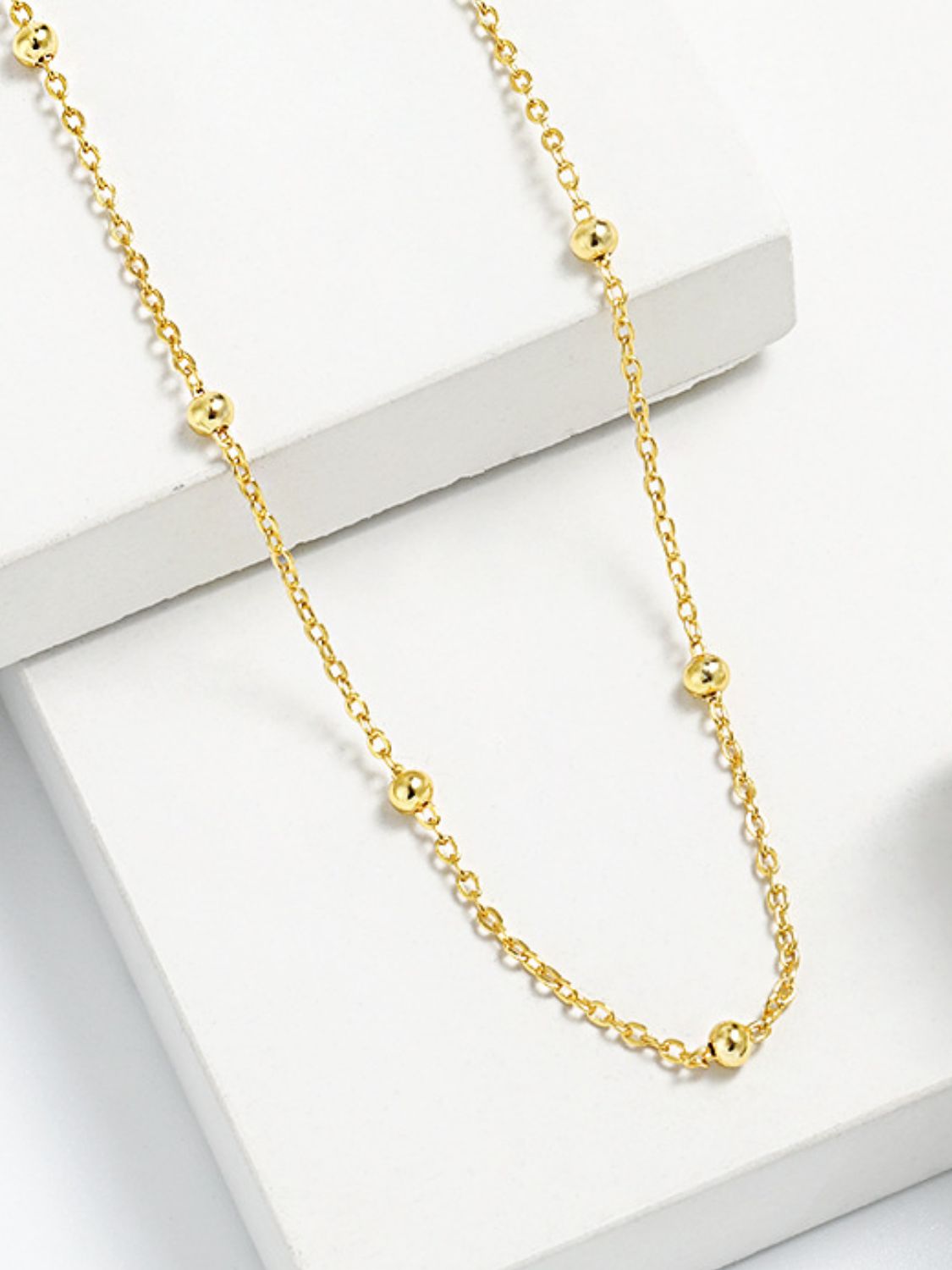 Gold & Silver Beaded Necklaces